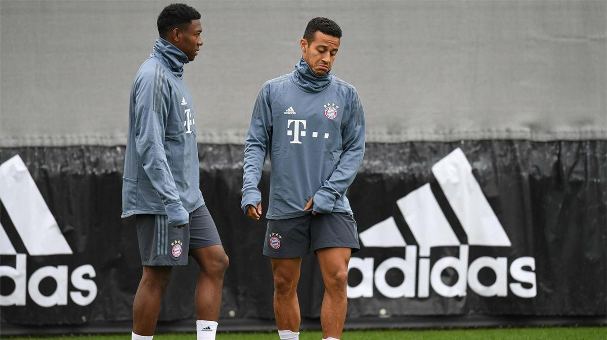 Flick siembra dudas sobre la continuidad de Thiago y Alaba en el Bayern