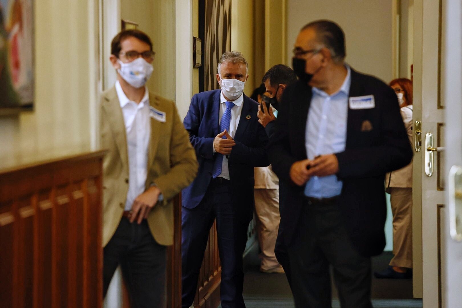 Pleno en el Parlamento de Canarias (9/2/21)