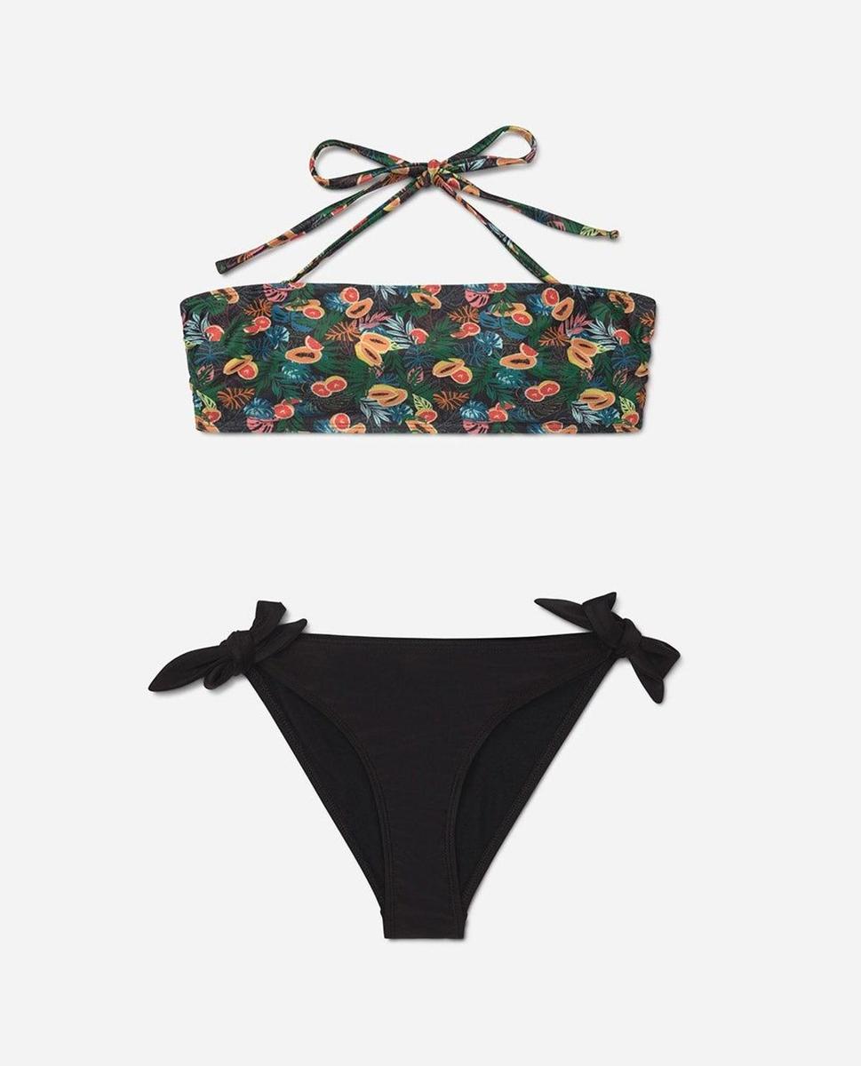 Bikini con parte de arriba estampada de Lefties.  (Precio top: 4,99 euros. Precio braguita: 5,99 euros)