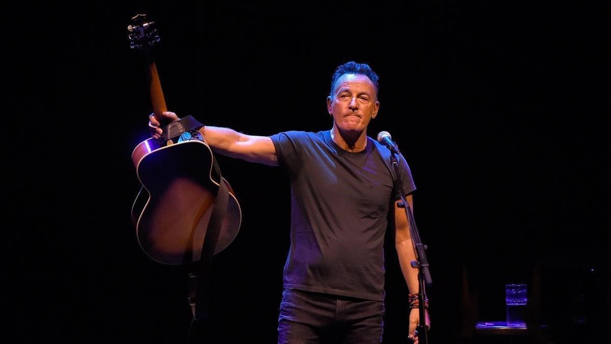 Bruce Springsteen, en el teatro Walter Kerr de Broadway