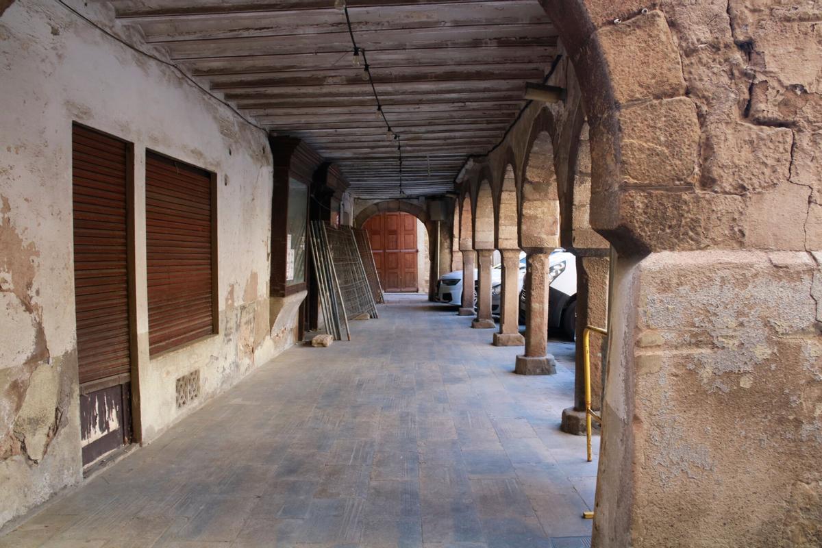 La galeria de sota Can Blanxart.