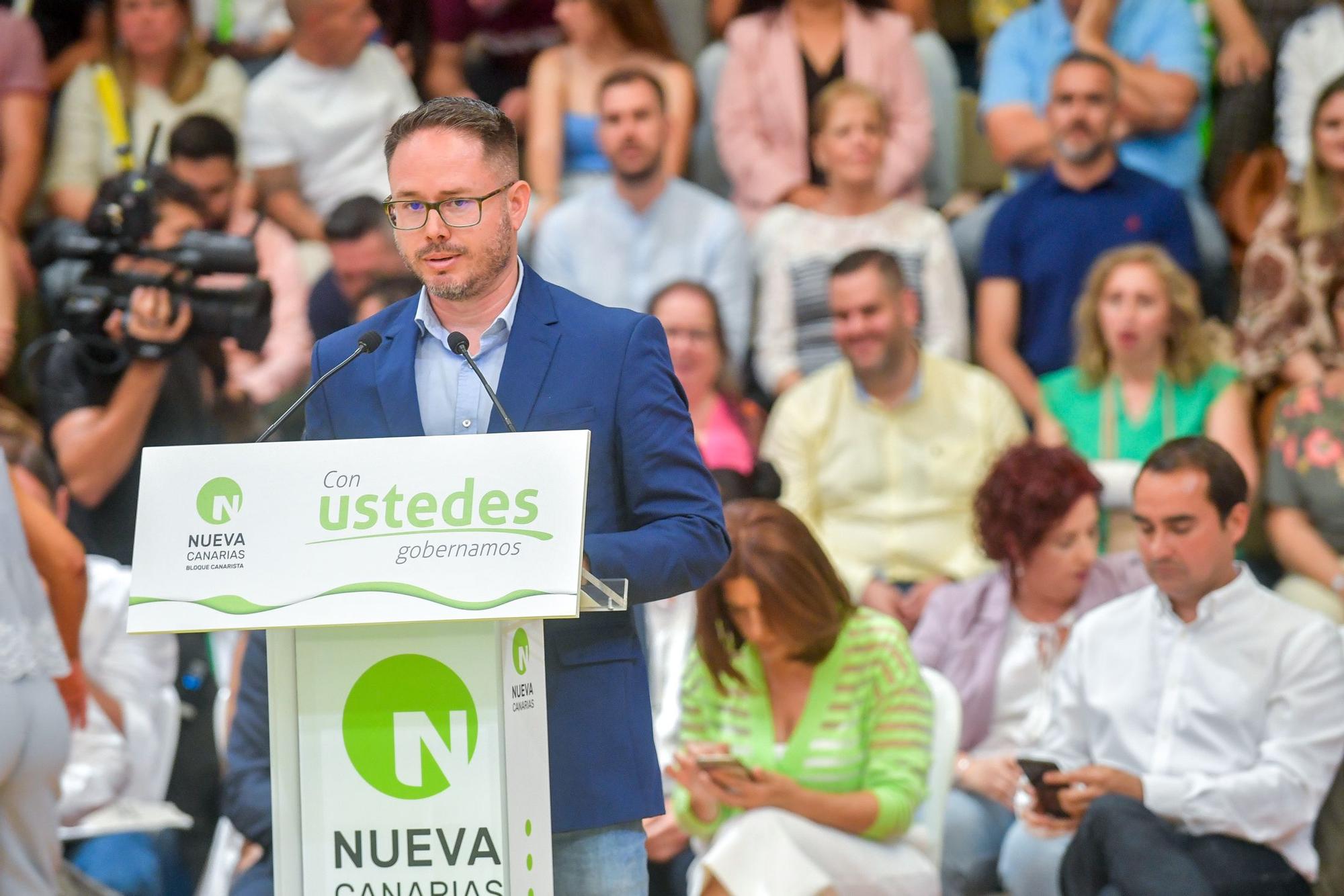 Presentación de candidaturas de Nuevas Canarias a las elecciones del 28M