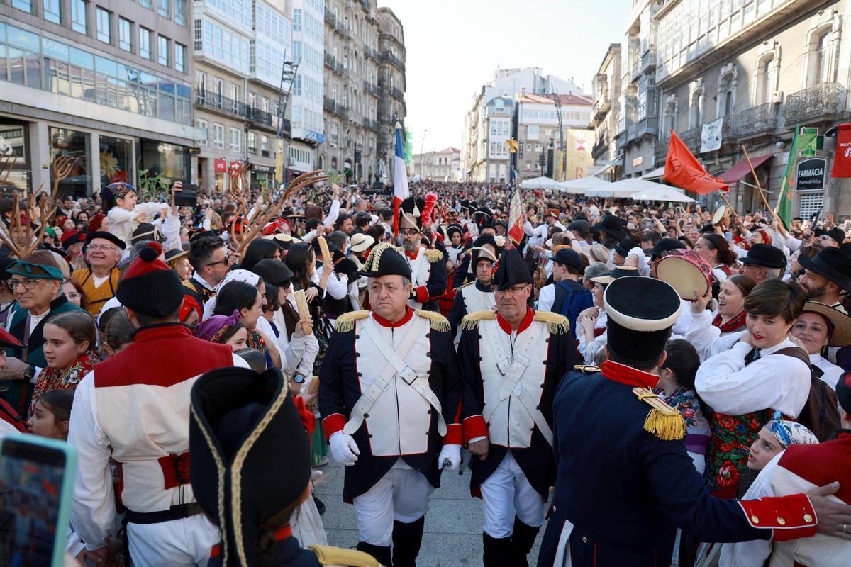 Vigo expulsa a los franceses: las imágenes del final de la Reconquista