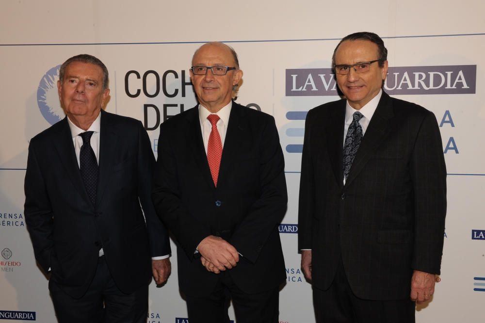 Javier Godó, Cristóbal Montoro y Javier Moll de Miguel.