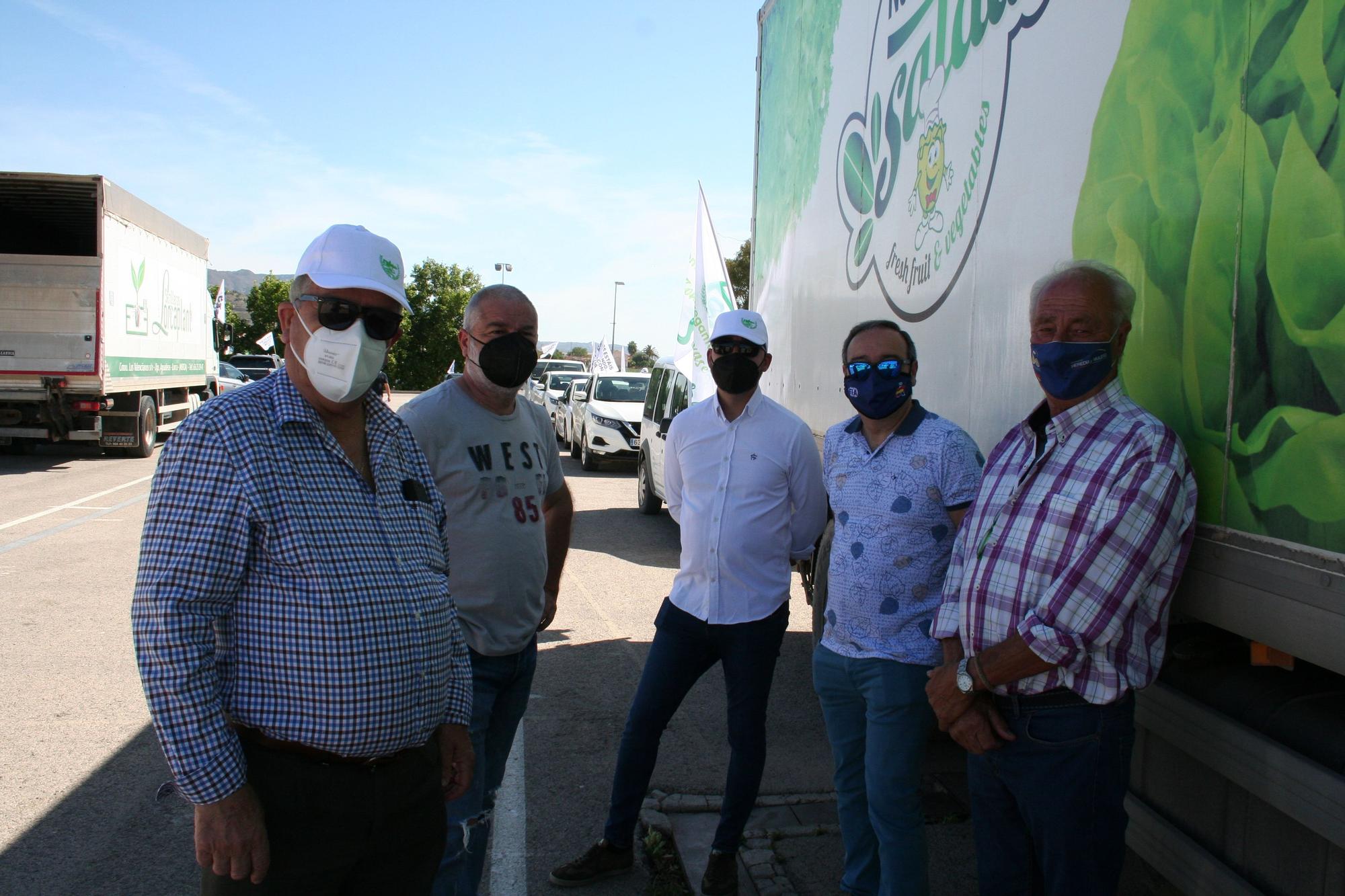 Protesta en defensa del Trasvase en Lorca