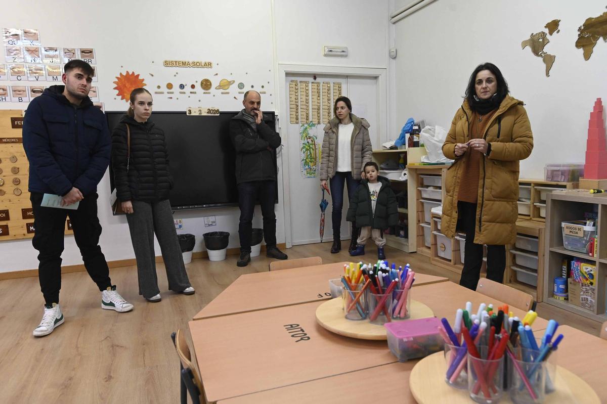 Jornada de puertas abiertas en el CEIP Josefa Alonso, en Matamá