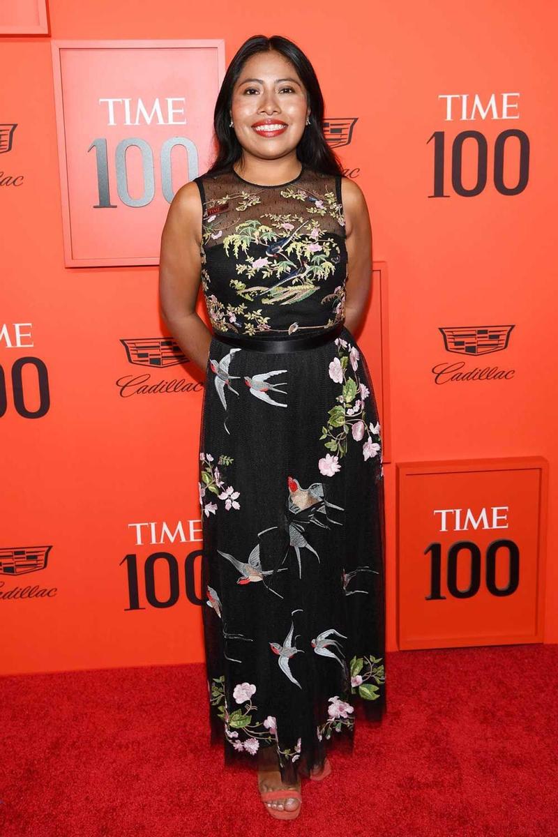 Yalitza Aparicio de Valentino en la Gala 100 de la revista Time