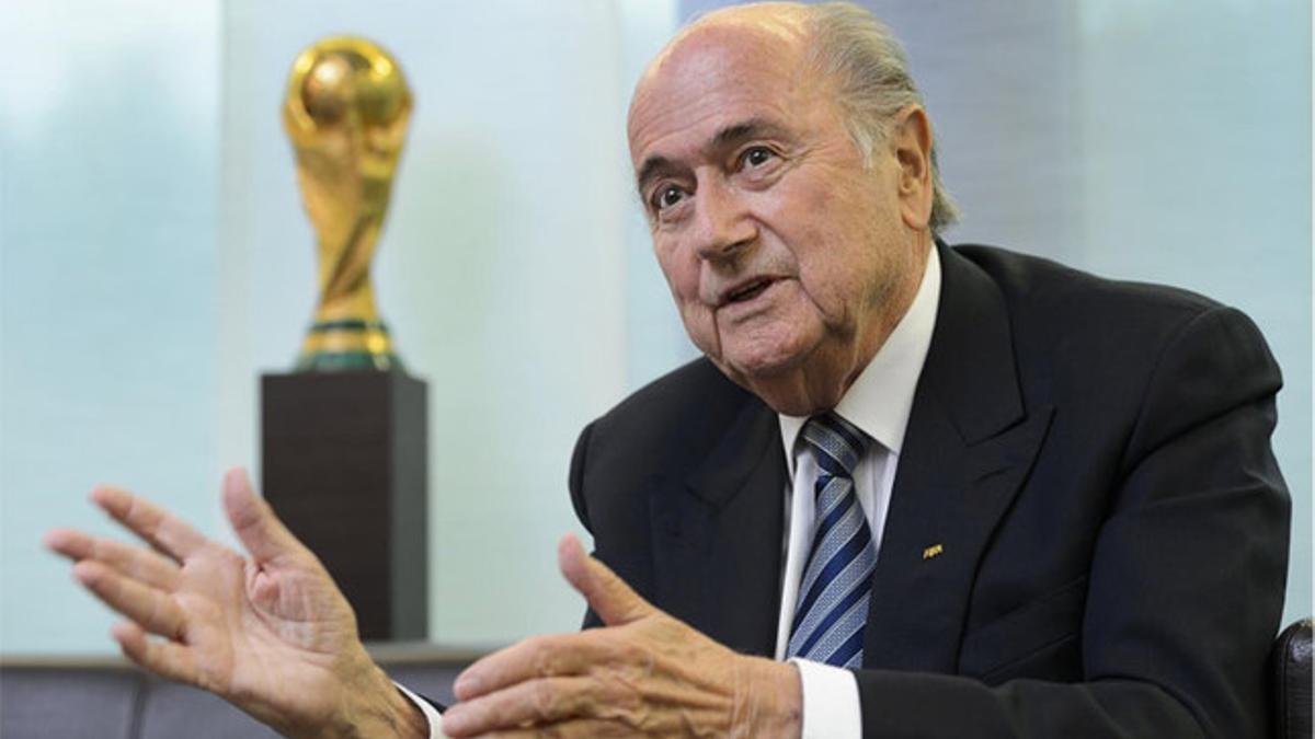 Blatter, en una imagen de archivo