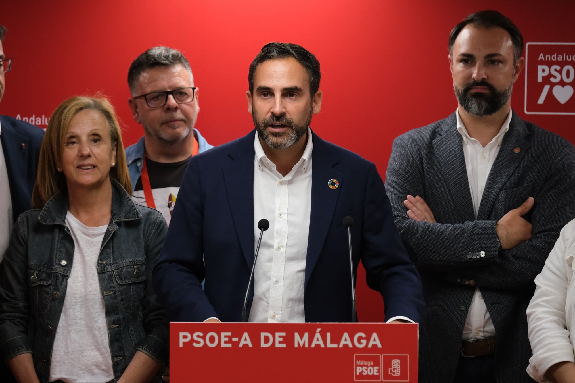 Imágenes de la noche electoral del 28M en el PSOE