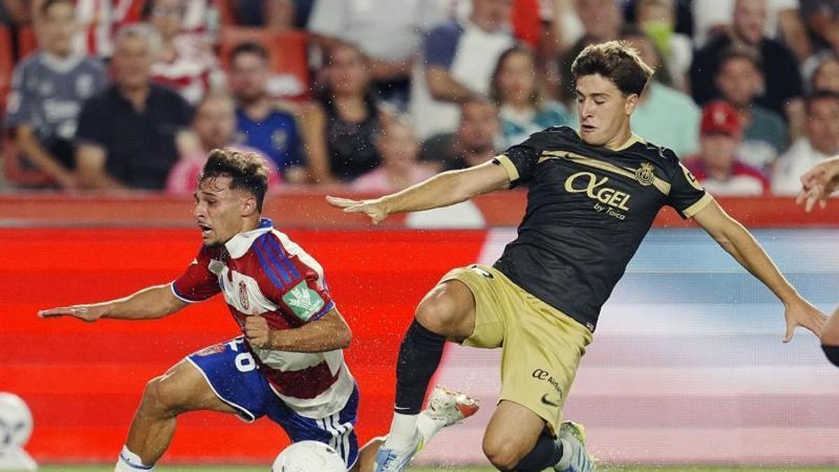 Pablo Torre durante el encuentro contra el Granada.