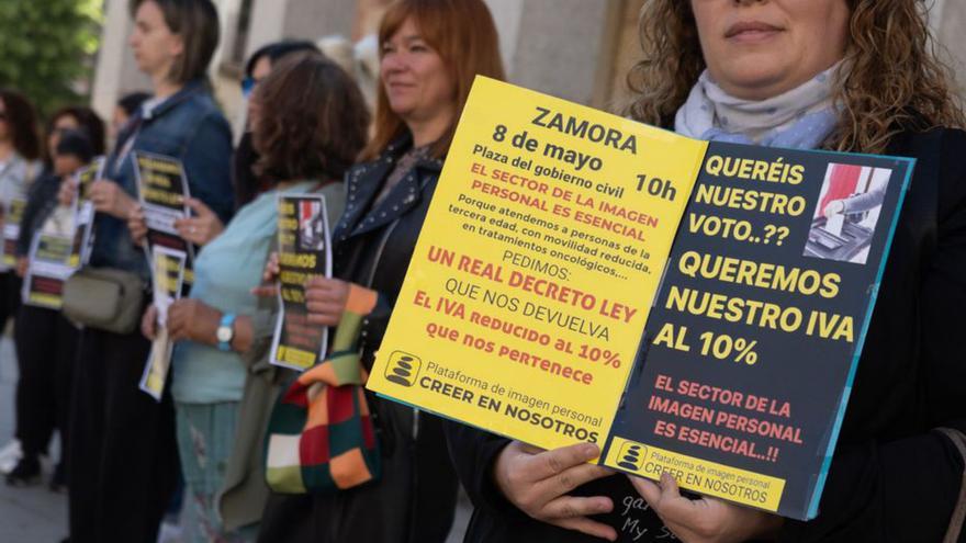 El sector de la imagen personal de Zamora sigue exigiendo el regreso del IVA reducido