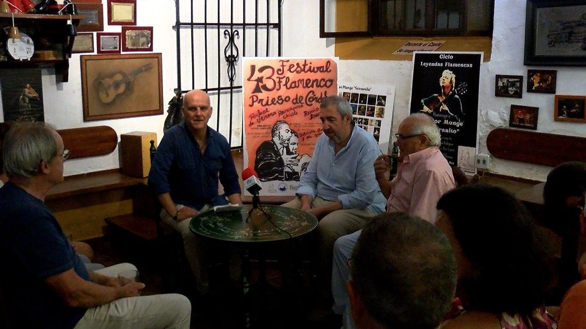 Presentación del cartel del Festival Flamenco de Priego.