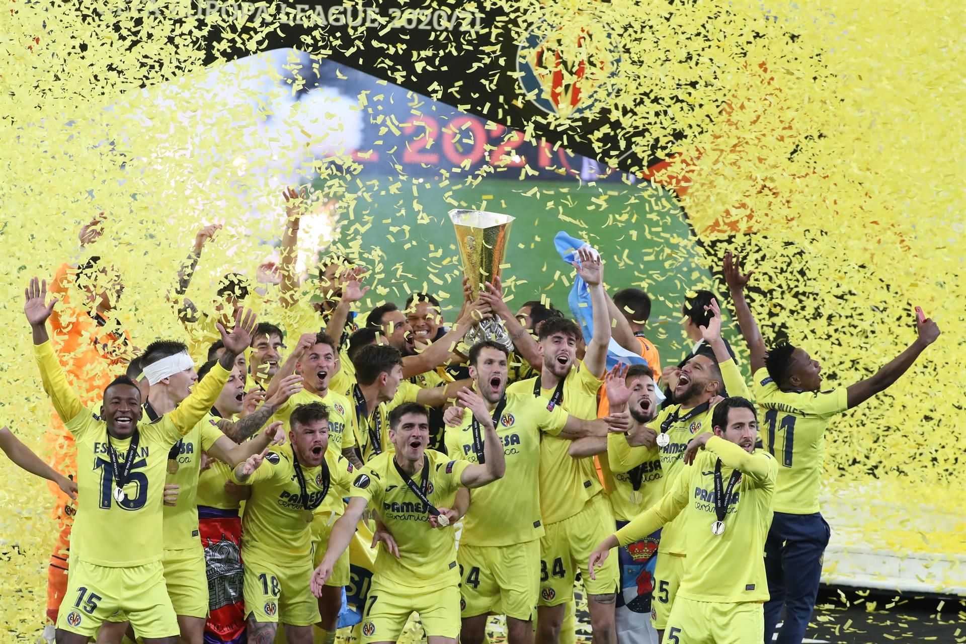 LAS MEJORES IMÁGENES | Así celebró el Villarreal el primer título de su historia