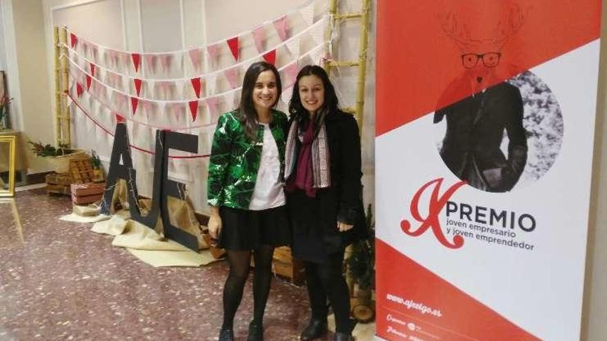 Emprendedoras locales en la gala de AJE Vigo