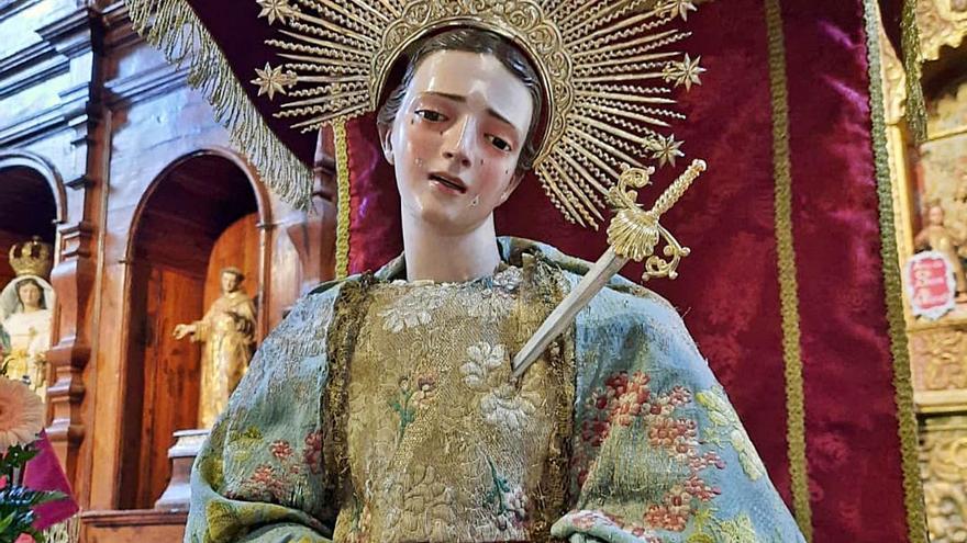The virgin and the alligator of Las Angustias will be 5 months in the Prado Museum