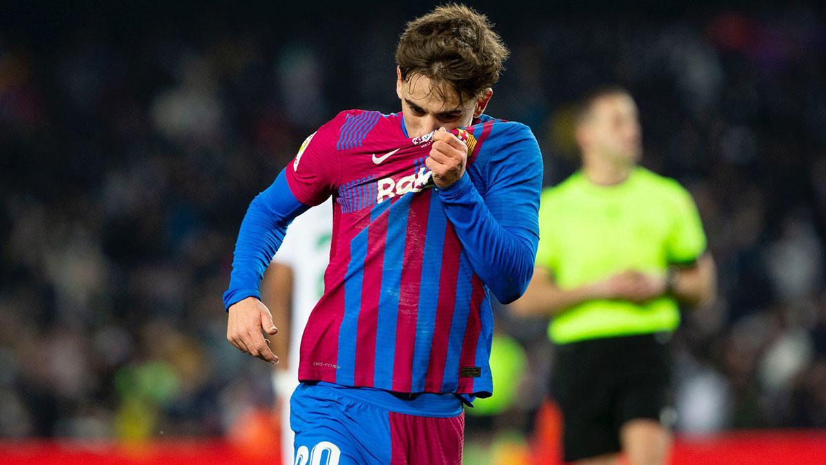 Gavi marcó el segundo gol blaugrana