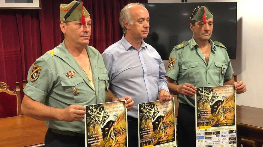 Presentación del encuentro de la Hermandad Gallega de Legionarios que se celebra en Vilanova