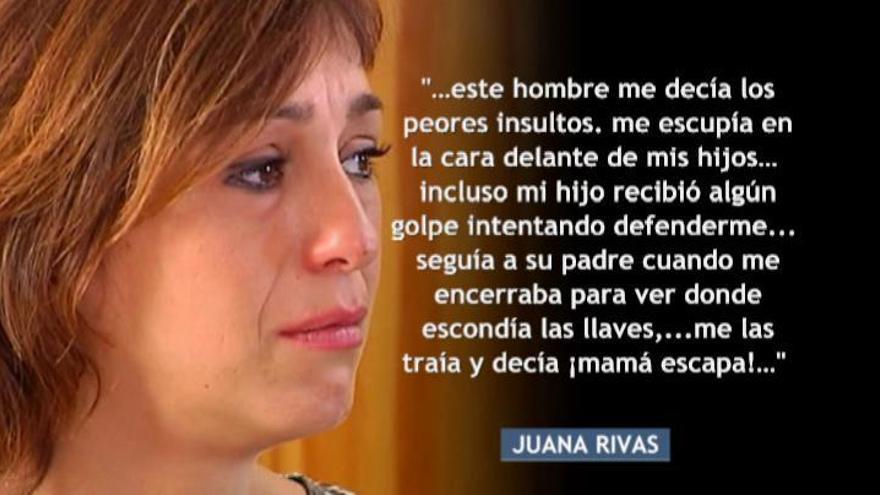 Juana Rivas: "Lo que estoy haciendo no es un desafío, es supervivencia"