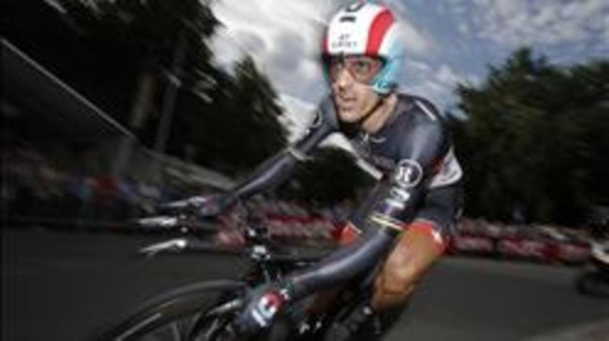 Fabian Cancellara, durant el pròleg del Tour, a Lieja.