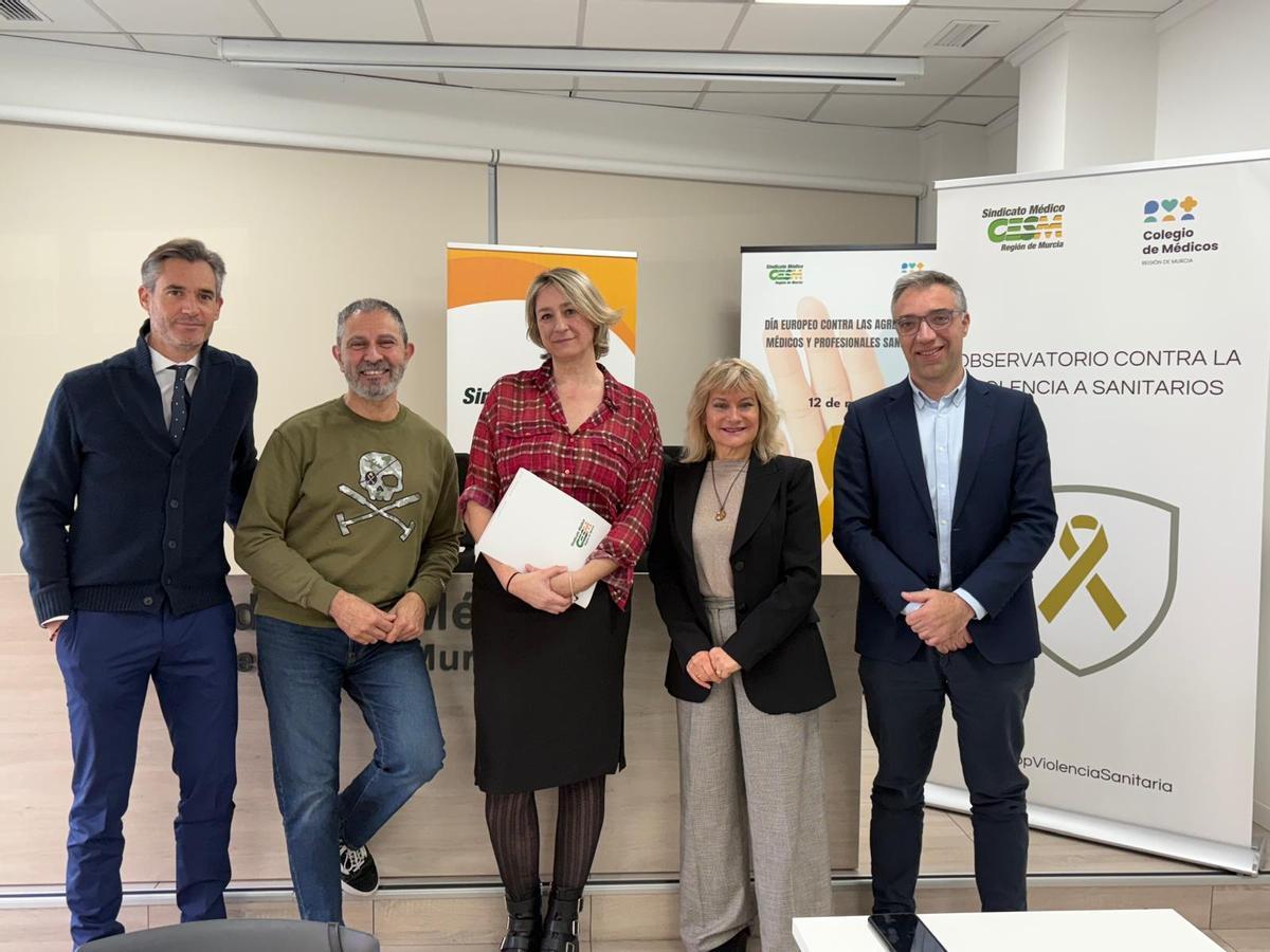 Miembros del Observatorio Contra la Violencia a Sanitarios.