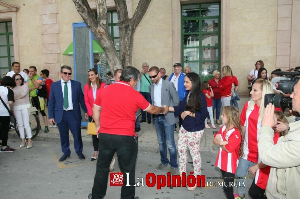 Recepción institucional al Club Olímpico de Totana por el ascenso