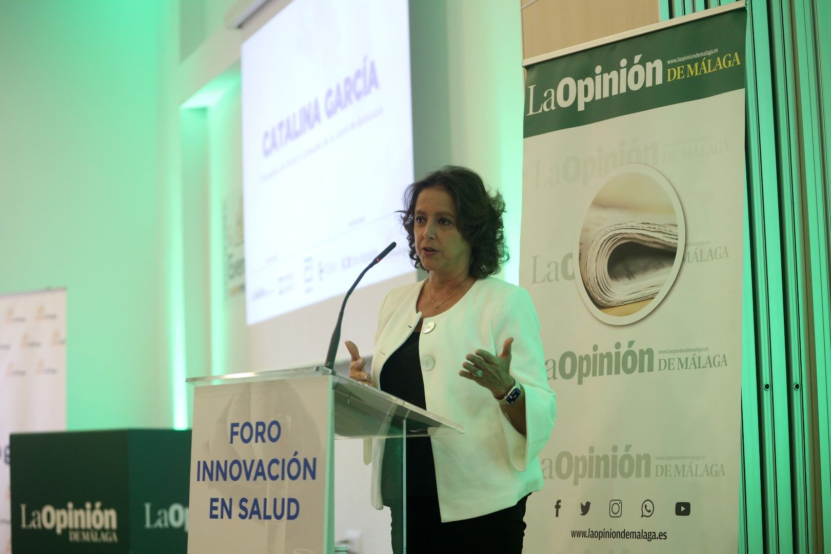 Foro de Innovación en Salud con la consejera de Sanidad, Catalina García