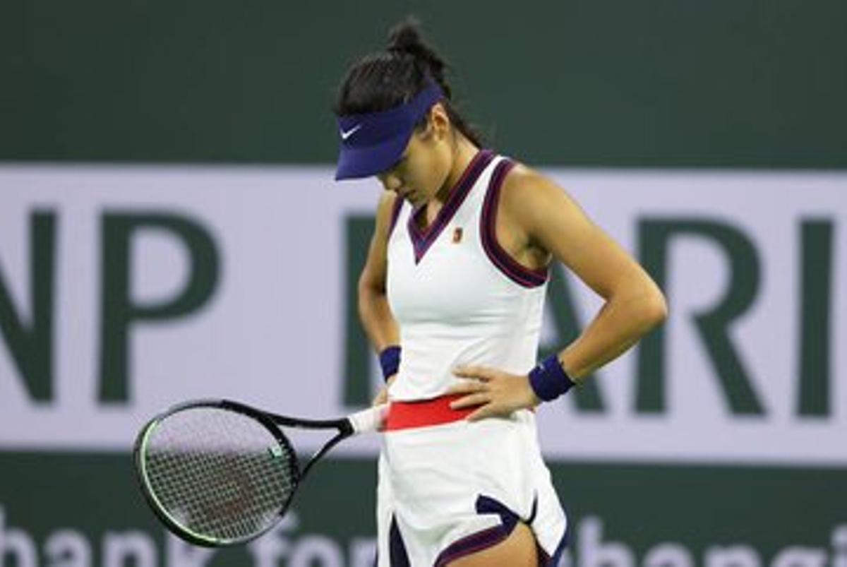 Raducanu cau a la primera a Indian Wells