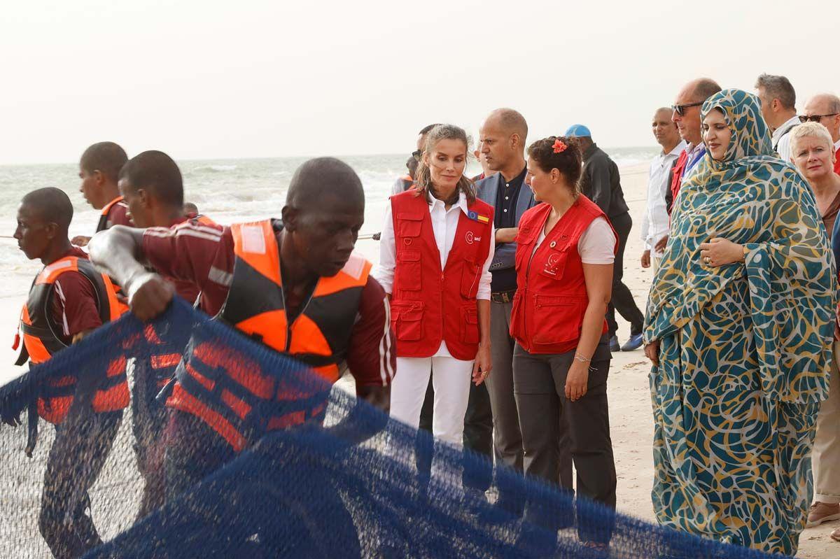 Proyecto de pesca 'Promopêche' en la playa