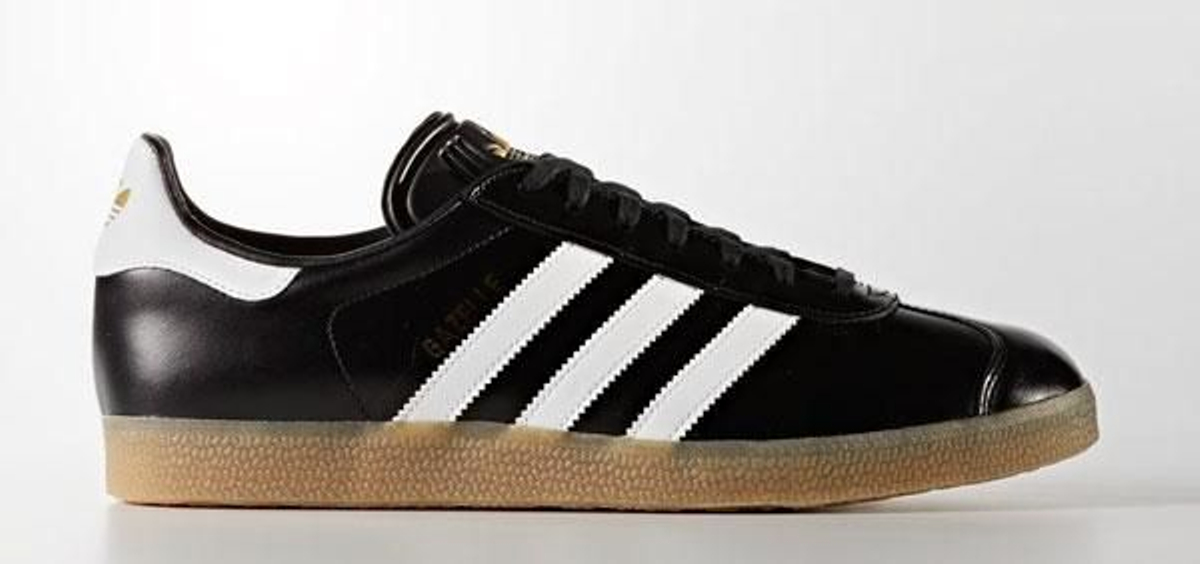Zapatillas Gazelle piel negra, Adidas