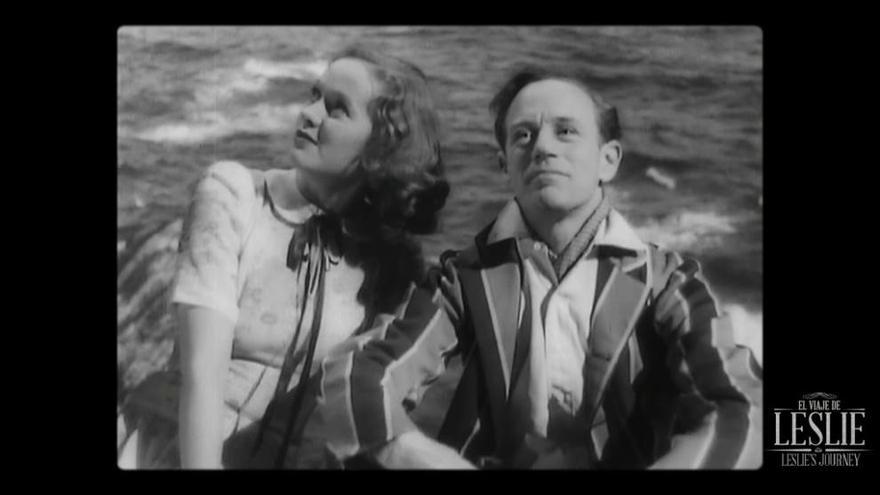 Leslie Howard, en &quot;El gran Mitchell&quot;, su última película, y que aparece en &quot;A viaxe de Leslie&quot;.