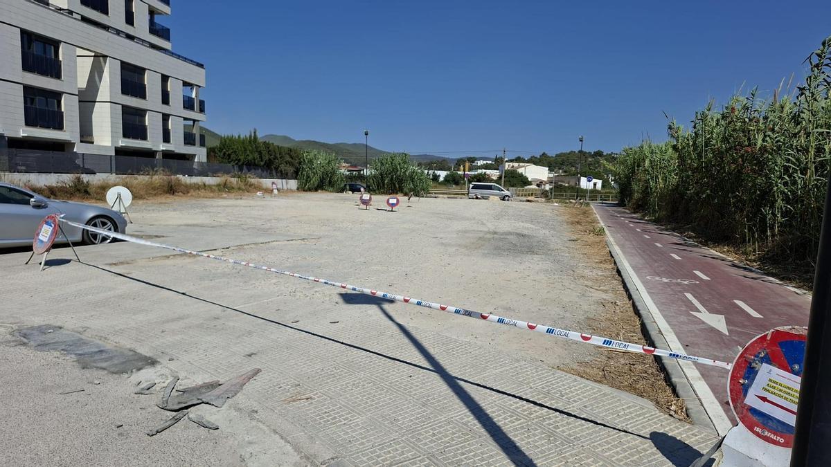 Ibiza inicia las obras del aparcamiento disuasorio de sa Llavanera.