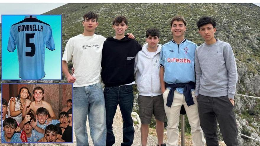  de América la camiseta del Celta que le había regalado su abuelo antes de morir: «Tiene un gran valor sentimental»