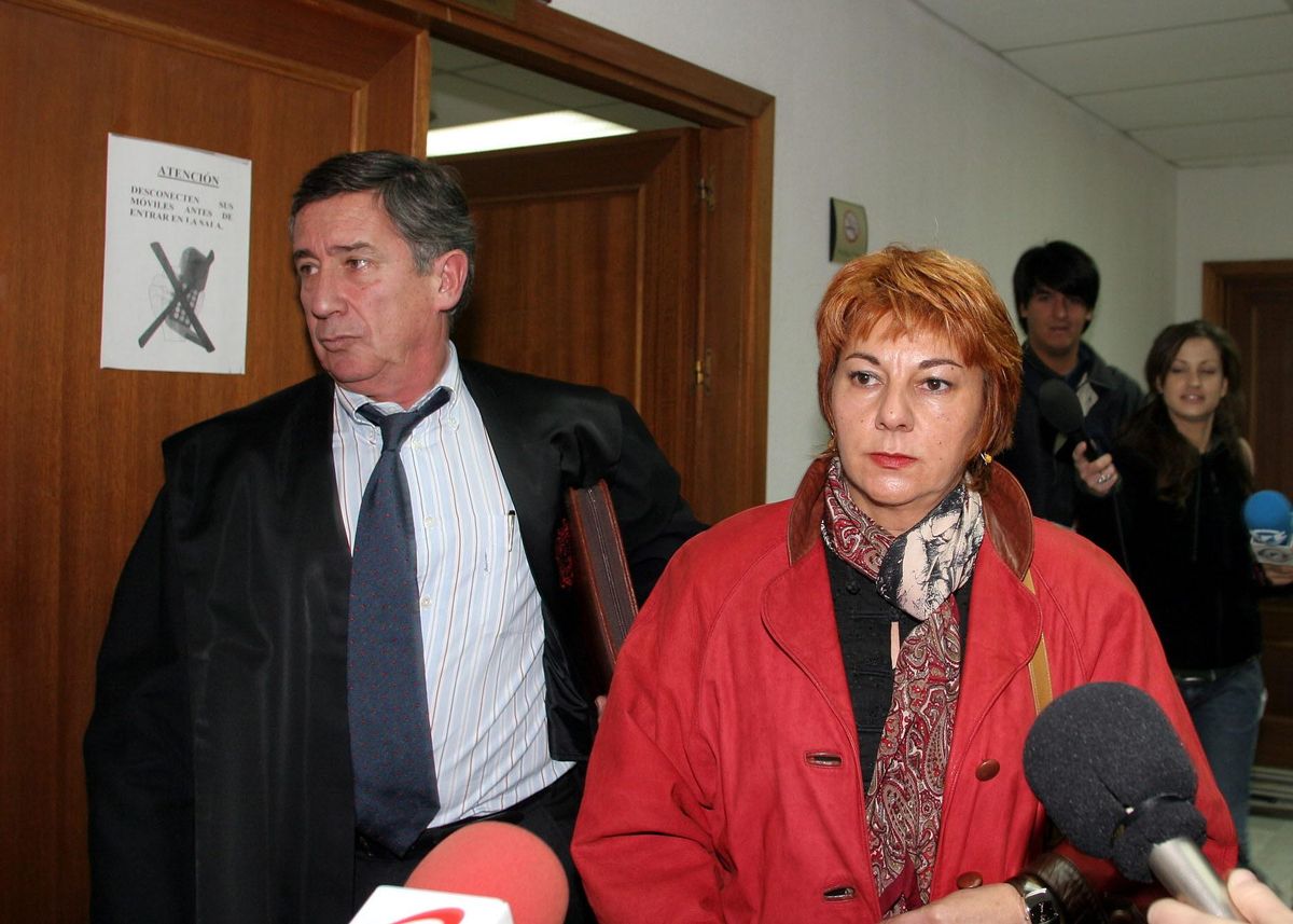 Dolores Vázquez, en la Audiencia Provincial de Málaga donde fue juzgada.