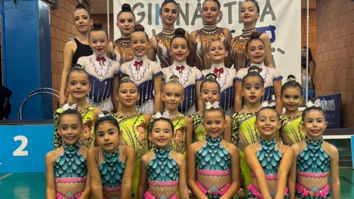 Varios de los conjuntos que estuvieron en Xàbia.