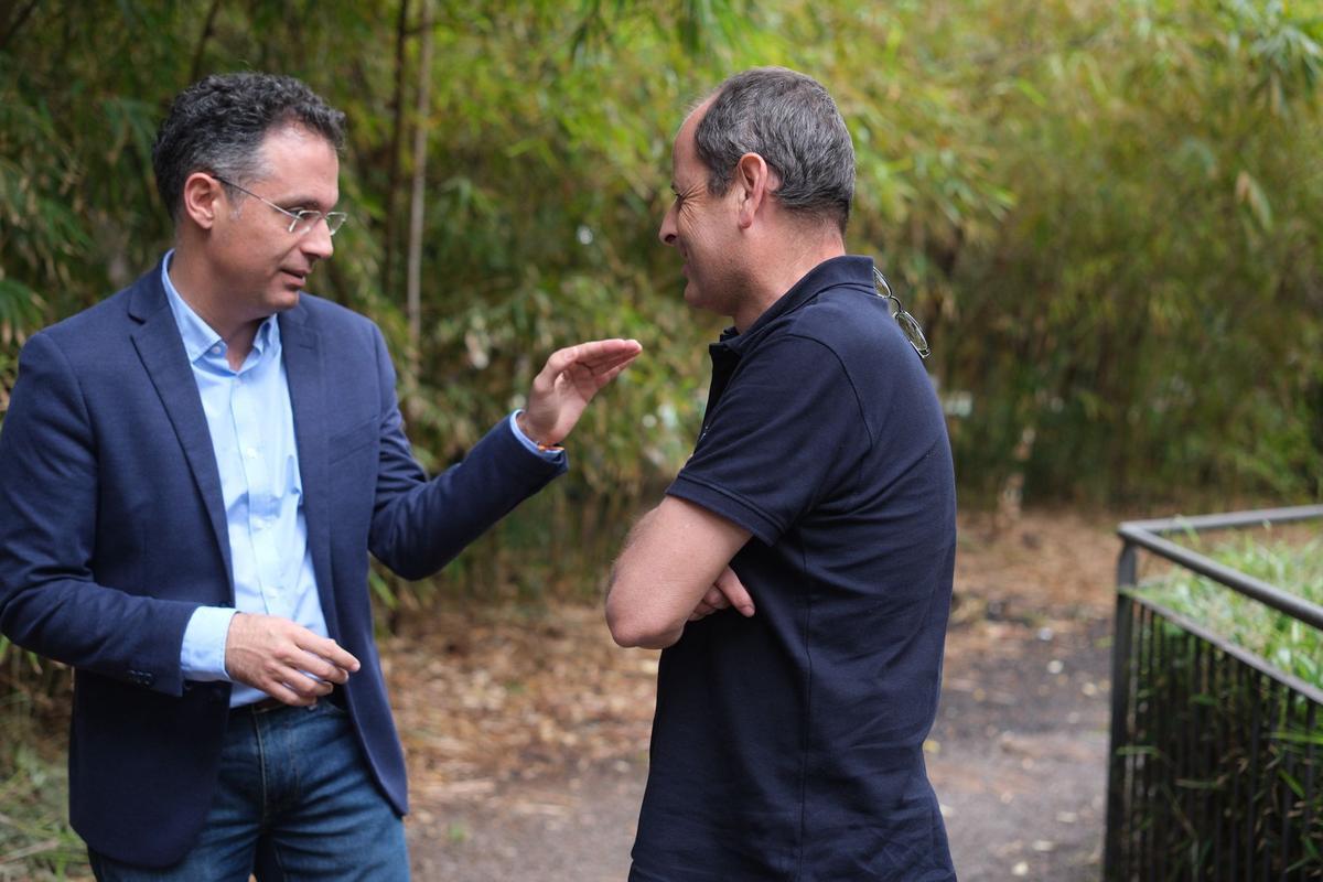 Carlos Tarife, concejal de Planificación Estratégica, en el Parque García Sanabria.