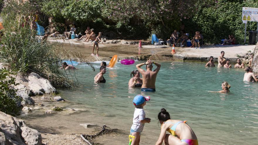 Récord de temperatura en Ontinyent y parajes a rebosar en la Canal en el primer domingo del verano