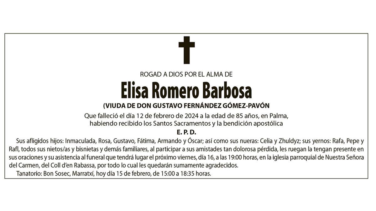 Elisa Romero Barbosa