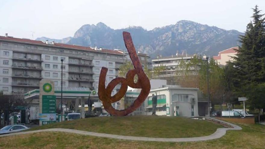 Una de les propostes é il·luminar el monument de La Patum de la rotonda de l&#039;entrada sud de Berga