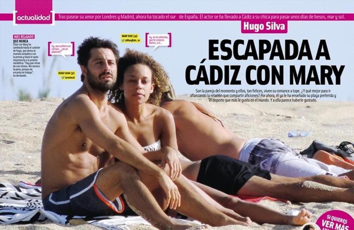 Hugo Silva té un idil·li amb una periodista Hugo Silva té un idil·li amb una periodista
