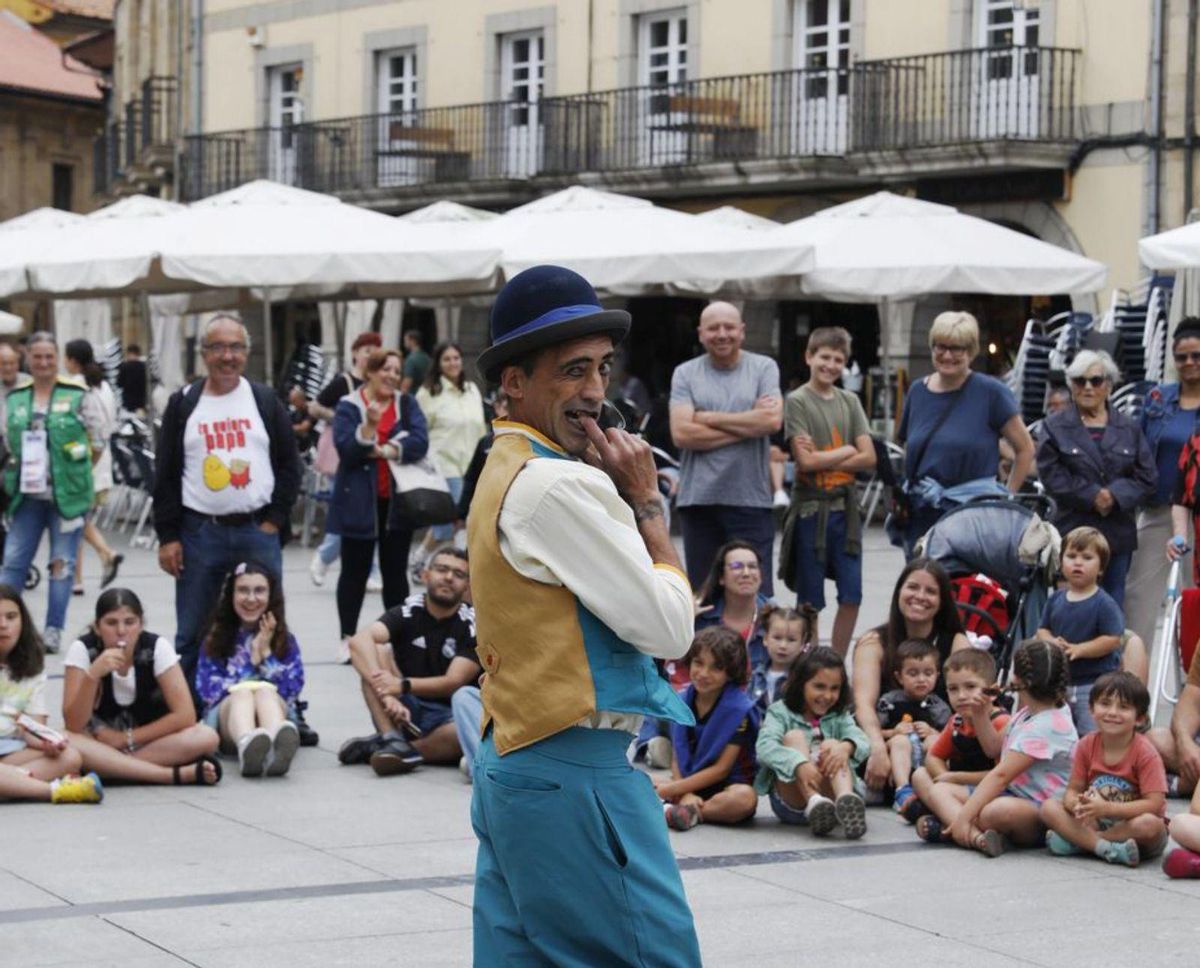 Un momento del espectáculo de «Circo Volador».