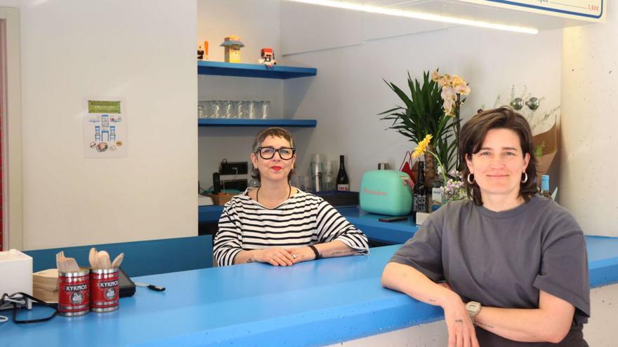 Andrea Alexandra Vastianou y Teresa Babío en Ítaca 33. | Iago López
