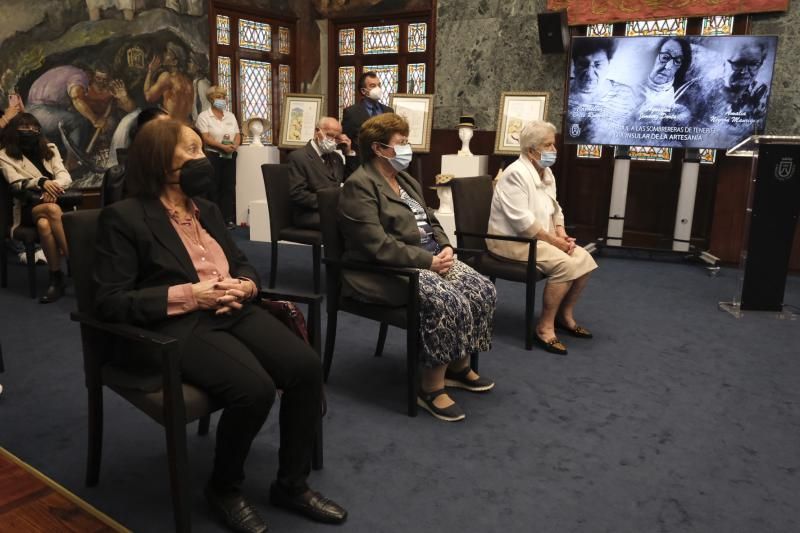 Acto de homenaje en el Cabildo de Tenerife por el Día Insular de Artesanía