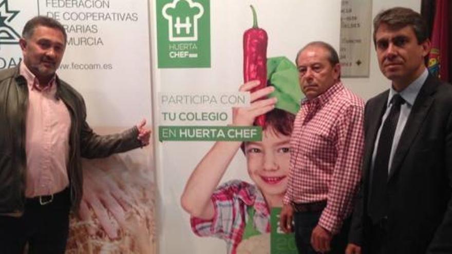 Presentación, ayer, del concurso ´Huerta Chef´.