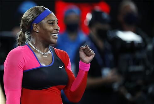 Serena Williams celebra su triunfo.