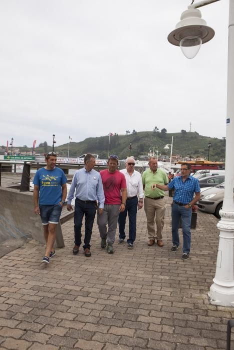 Reunión de algunos de los ganadores absolutos del Descenso Internacional del Sella en Ribadesella