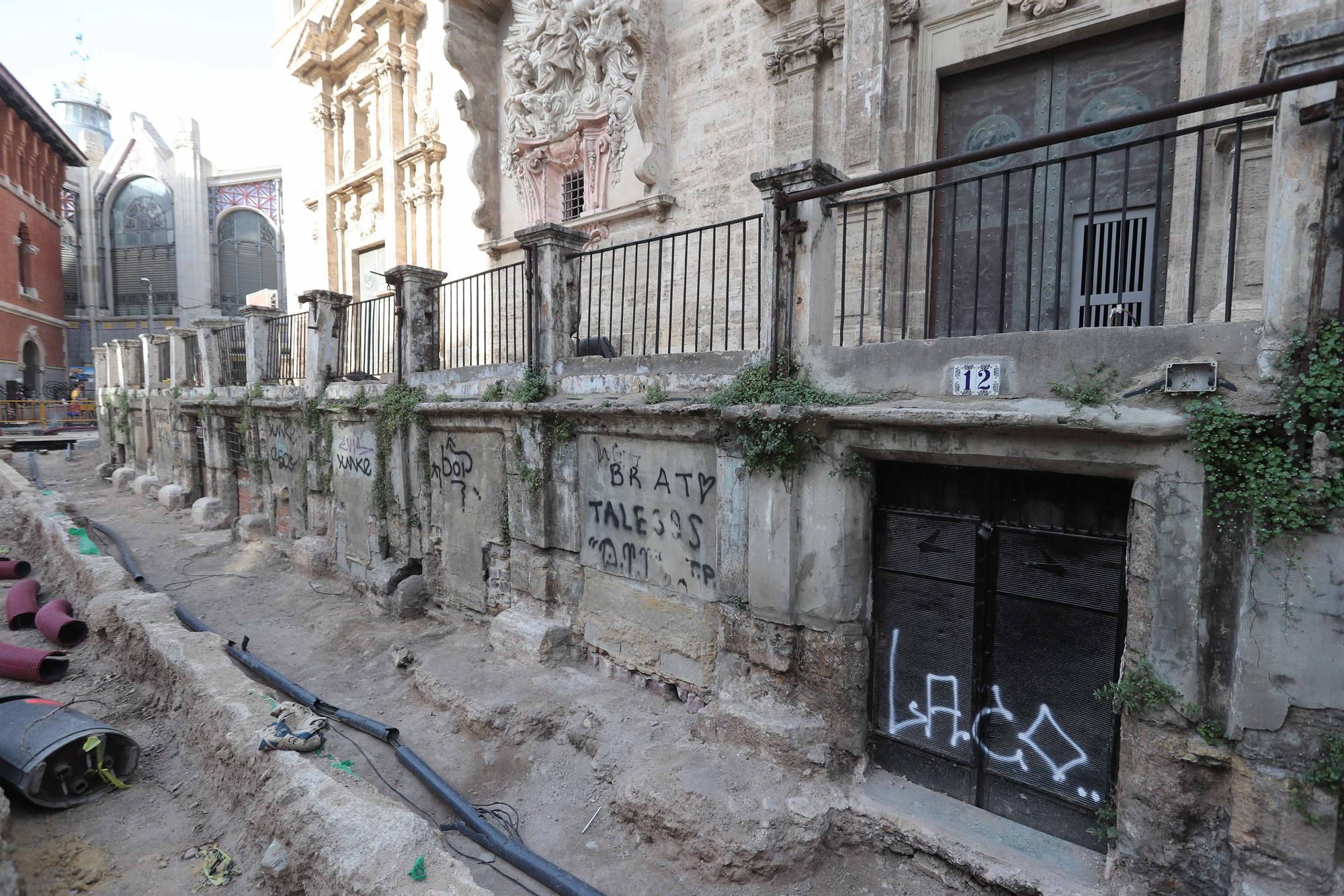 Avanzan las obras en el entorno del Mercado Central