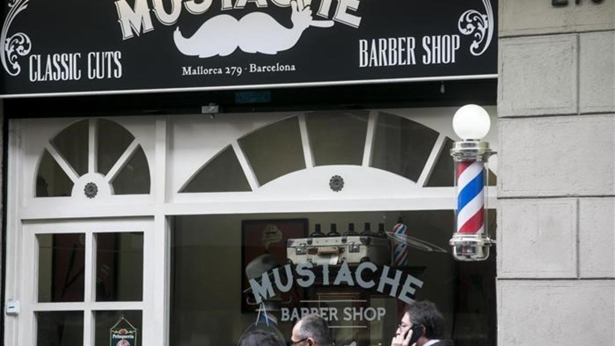 La barbería Mustache, del Eixample.