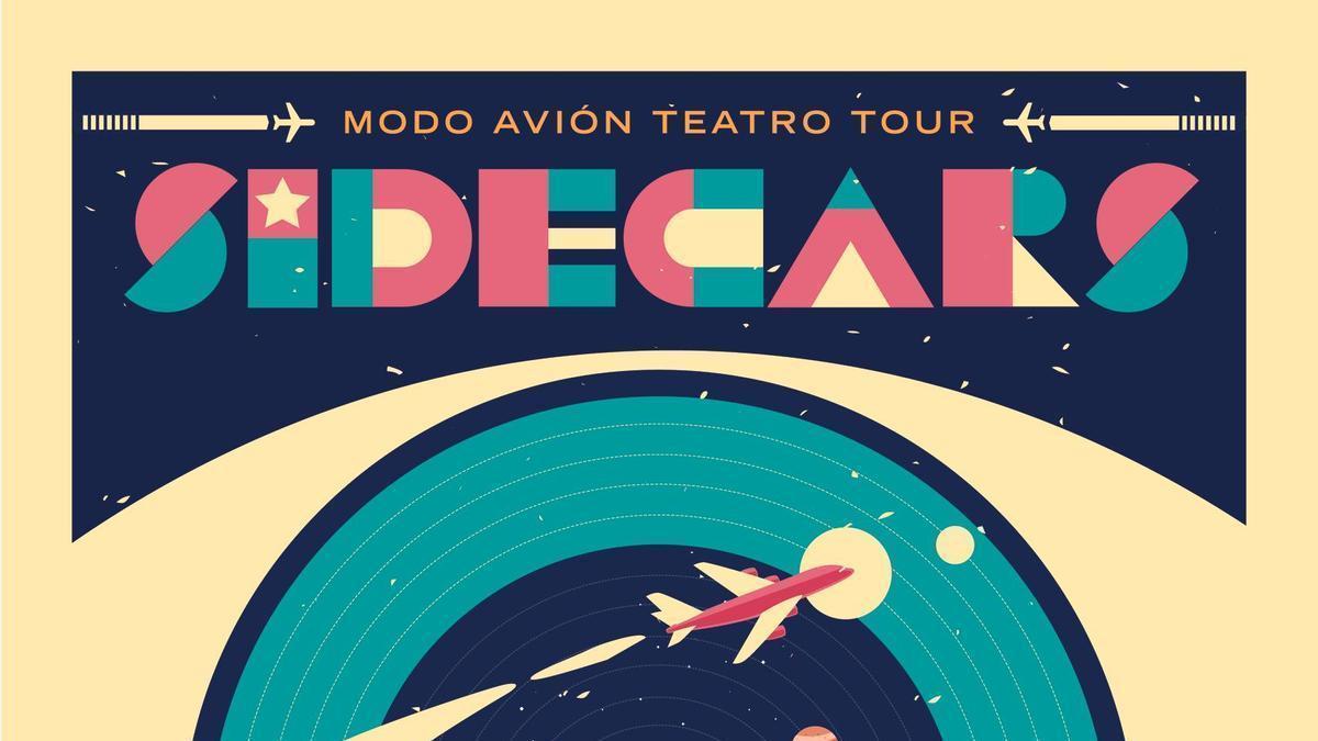 Cartel de presentación del concierto de Sidecars en Torrevieja
