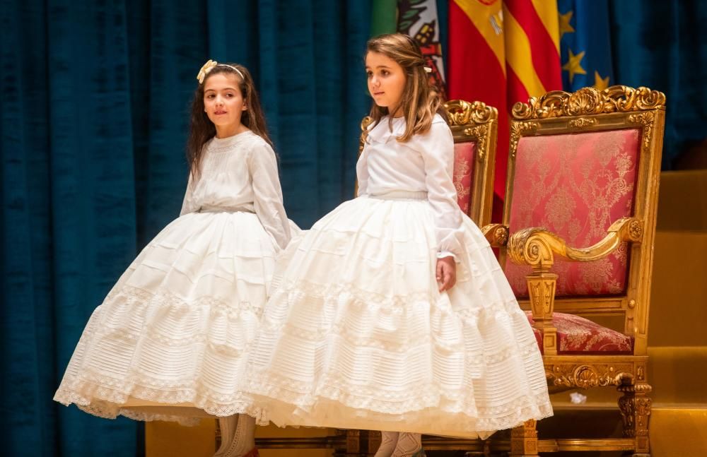 Ensayo de la exaltación de la falleras mayores de València 2019