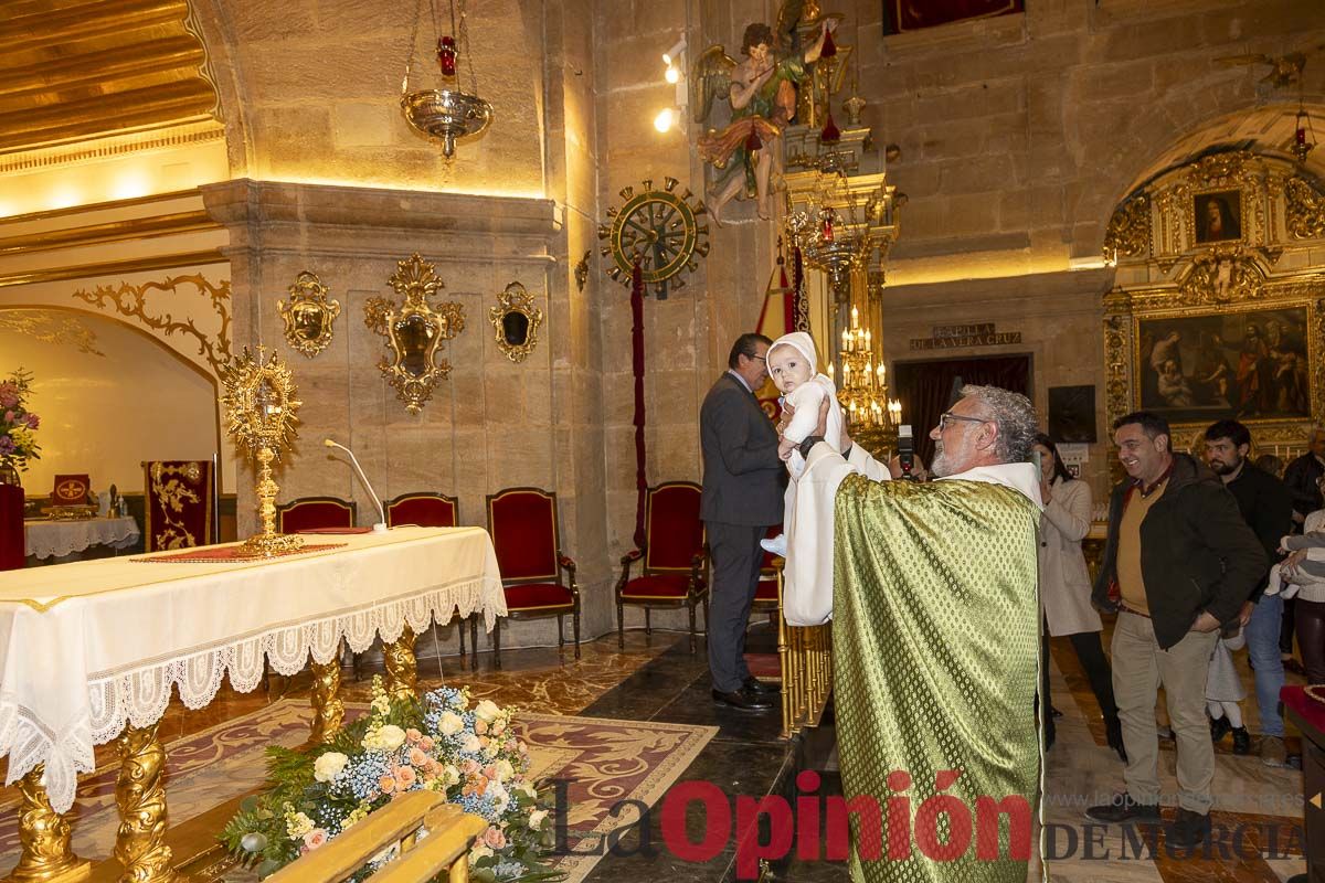 Presentación a la Vera Cruz de Caravaca de los niños nacidos en 2023